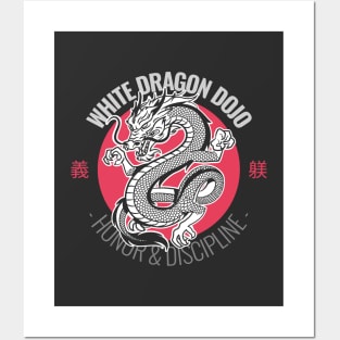 White Dragon Dojo Posters and Art